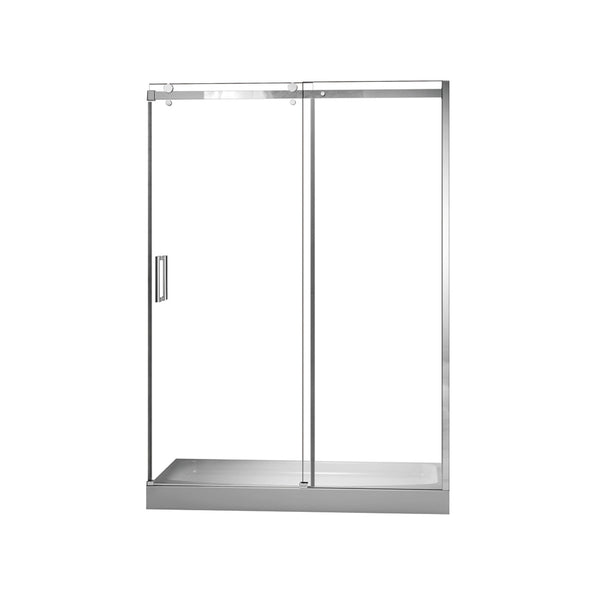 60'' chrome shower door