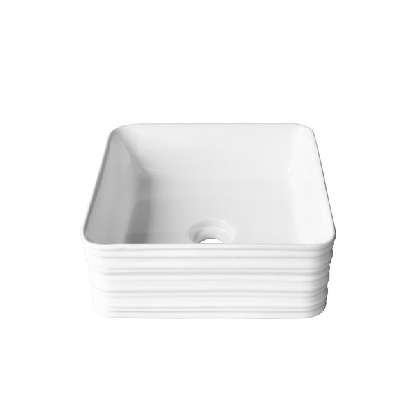 15’’X15’’ square porcelain vessel sink