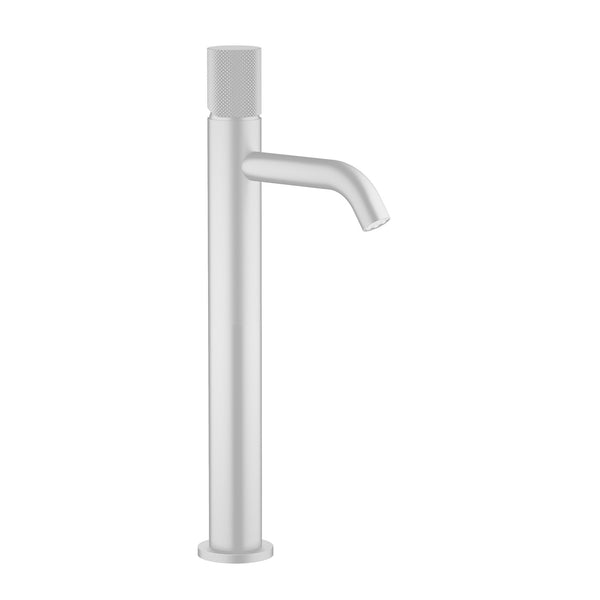 Matte White Industrial Vessel Faucet