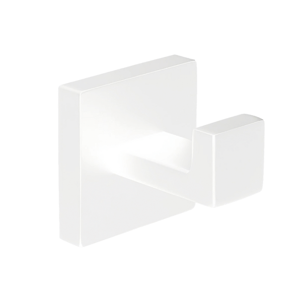 Matte White Square Hook