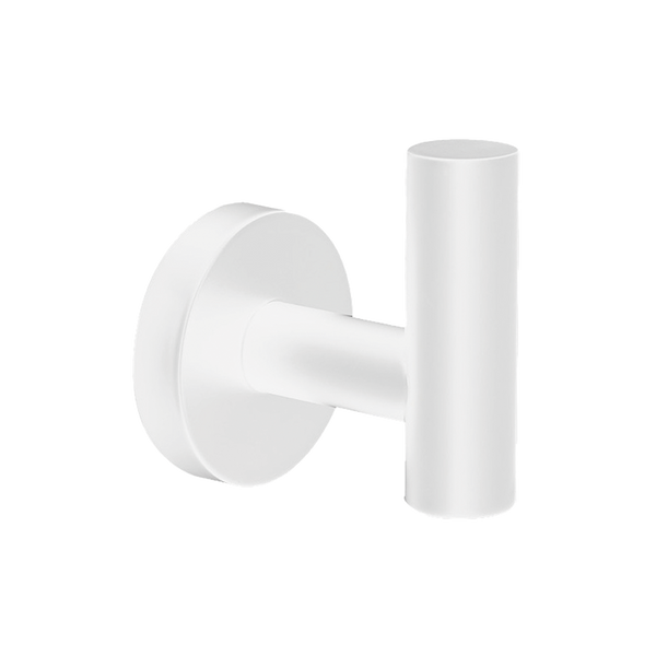 Matte White Round Hook